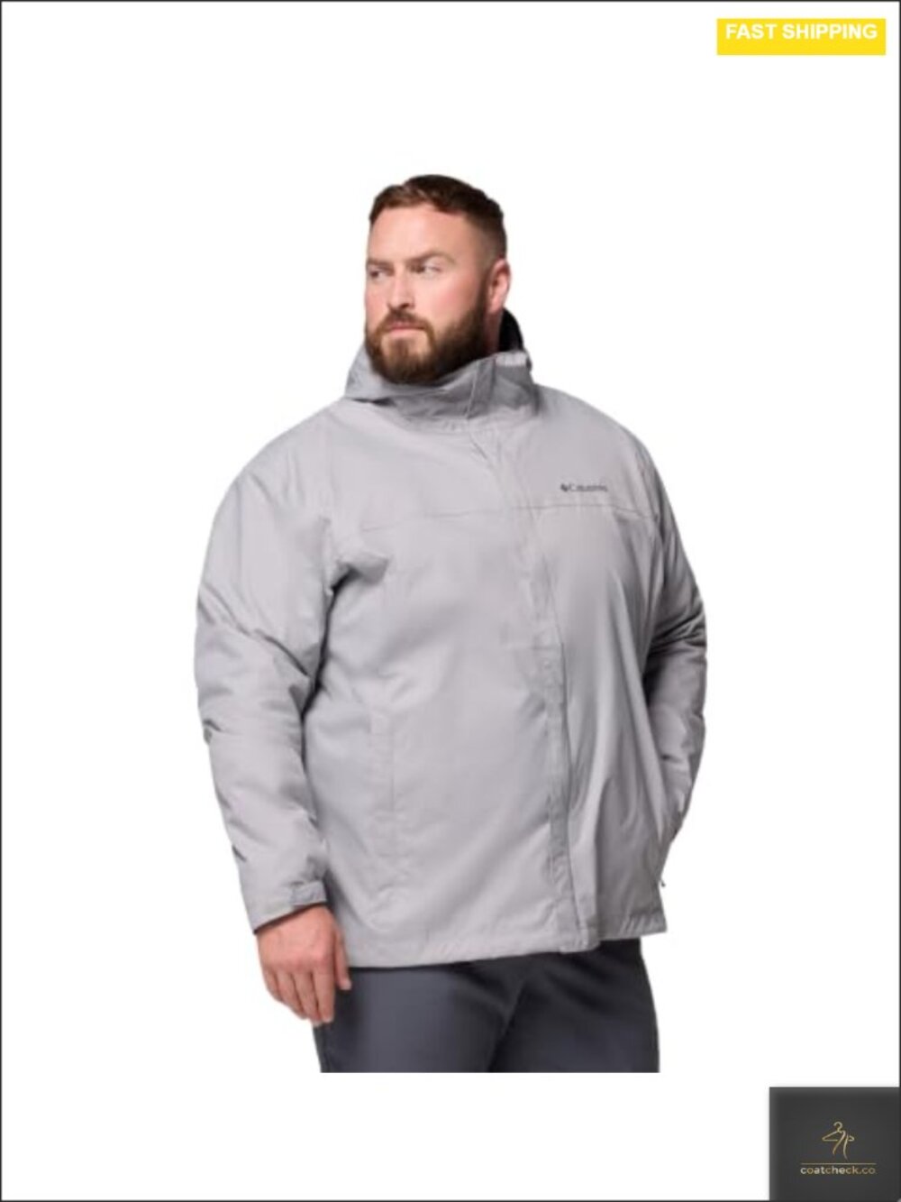 Columbia Men's Watertight II Rain Jacket Waterproof Nylon Lightweight